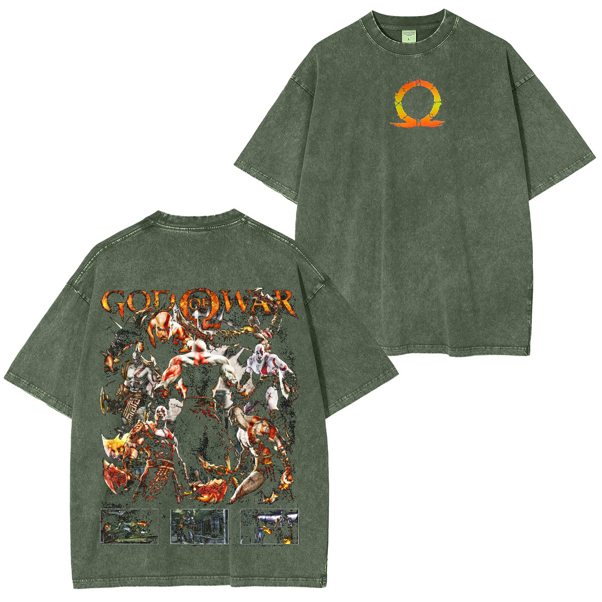 Kratos God of War Oversized T-shirt/Crewneck/Hoodie