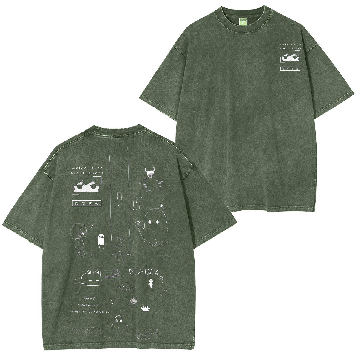 Black Space Omori Oversized T-shirt/Crewneck/Hoodie
