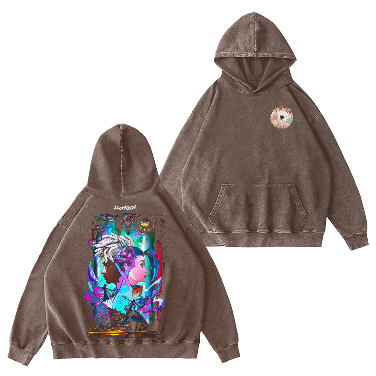 Jinx and Ekko Arcane Oversized T-shirt/Crewneck/Hoodie