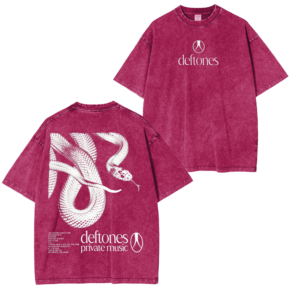 Deftones Private Album Washed Unisex T-Shirt