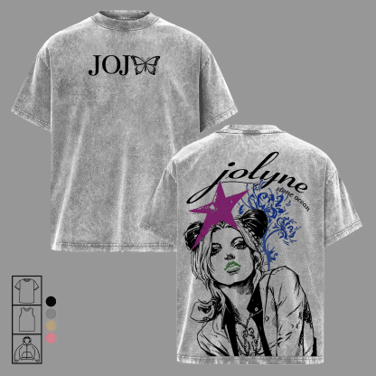 Jolyne Stone Ocean Vintage Unisex Washed T-Shirt