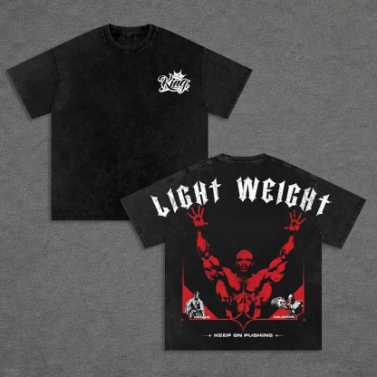 Ronnie Coleman inspired Graphic Unisex Washed T-Shirt