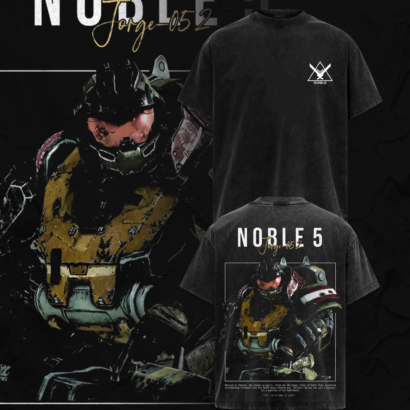 Exciting New Design for Noble Team Fans Unisex Washed T-Shirt