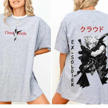 Soldier first class Final Fantasy 7 Washed T-shirt/Crewneck/Hoodie