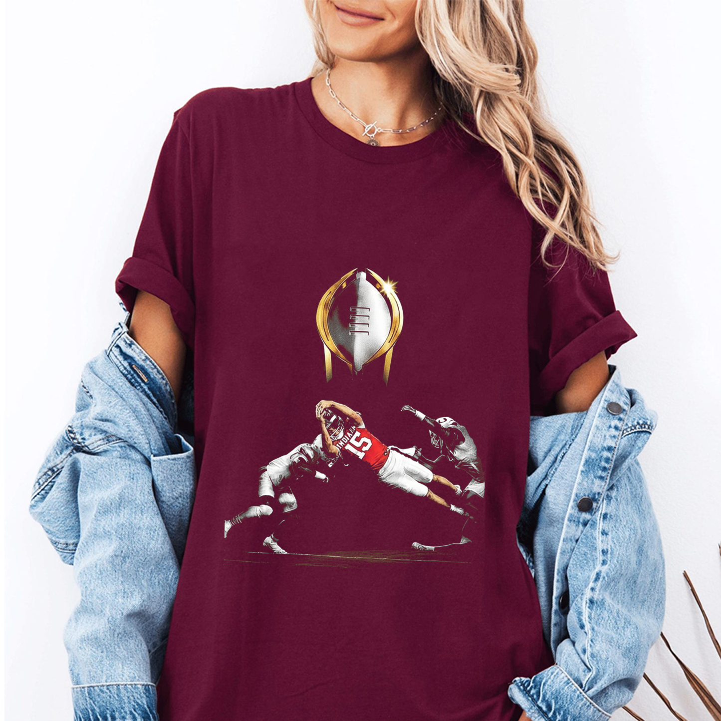Fernando Mendoza Heisman Moment 2026 Unisex T-shirt/Crewneck/Hoodie