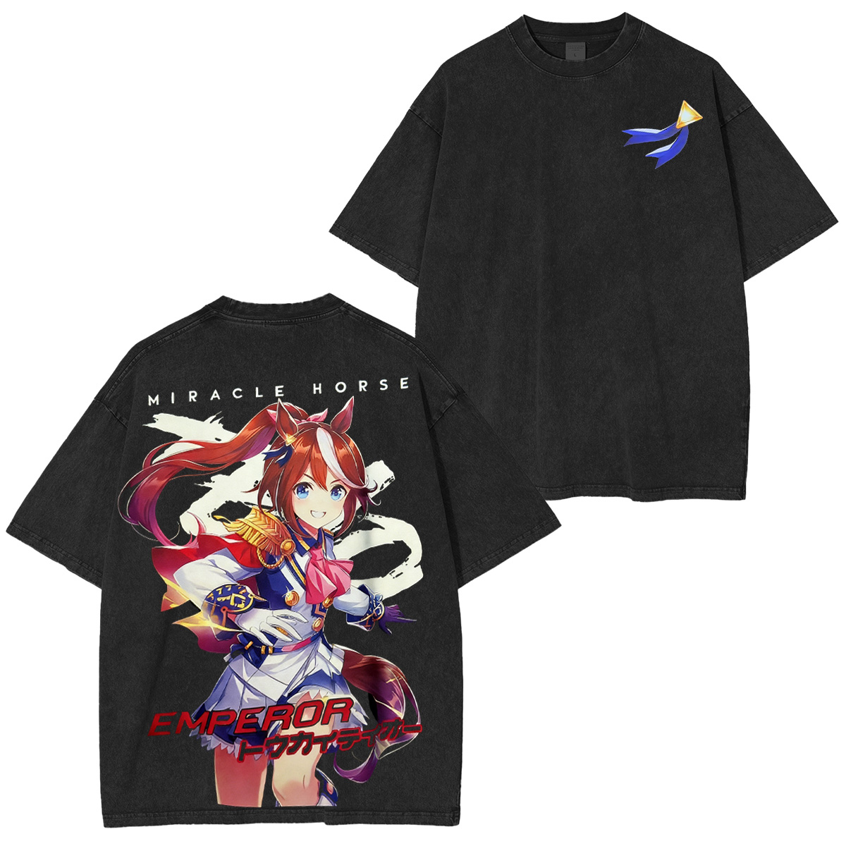 Tokai Teio Uma Musume Pretty Derby Washed T-shirt/Crewneck/Hoodie