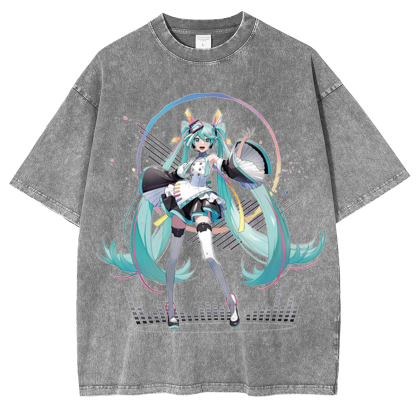 Hatsune Miku Vintage Washed T-shirt/Crewneck/Hoodie