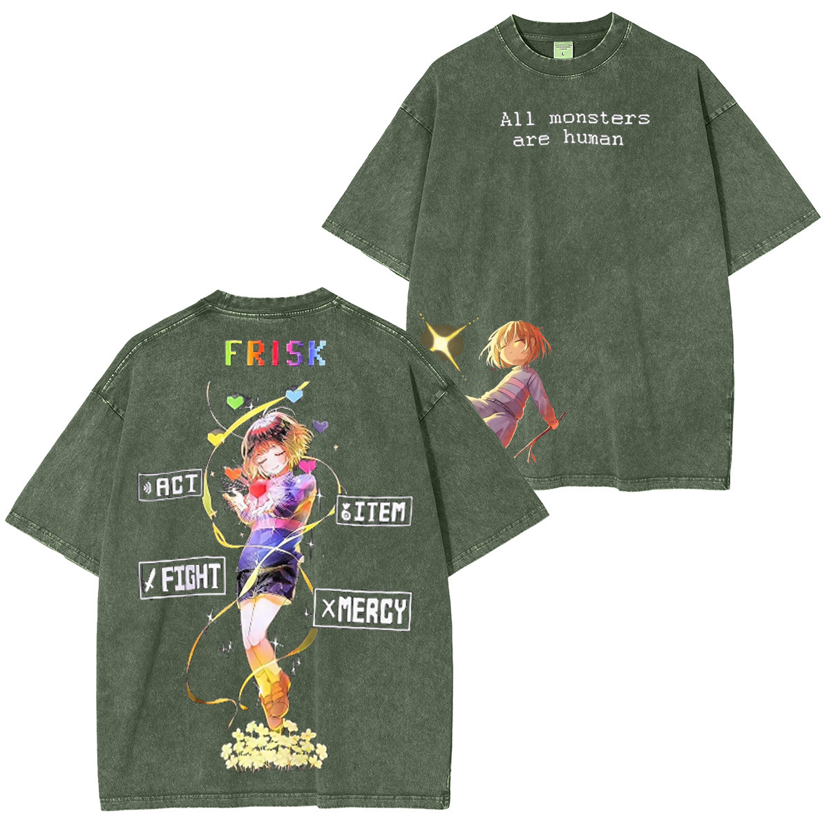 Frisk Undertale Oversized T-shirt/Crewneck/Hoodie