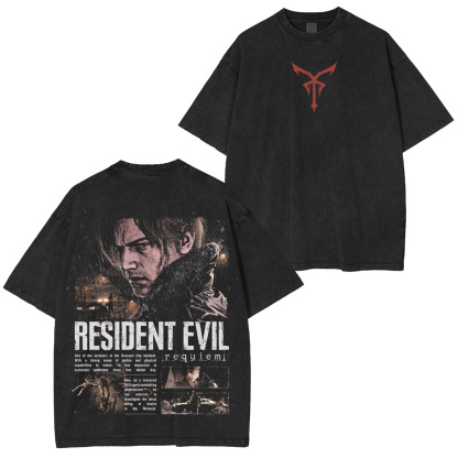 Resident Evil Requiem Washed T-shirt/Crewneck/Hoodie