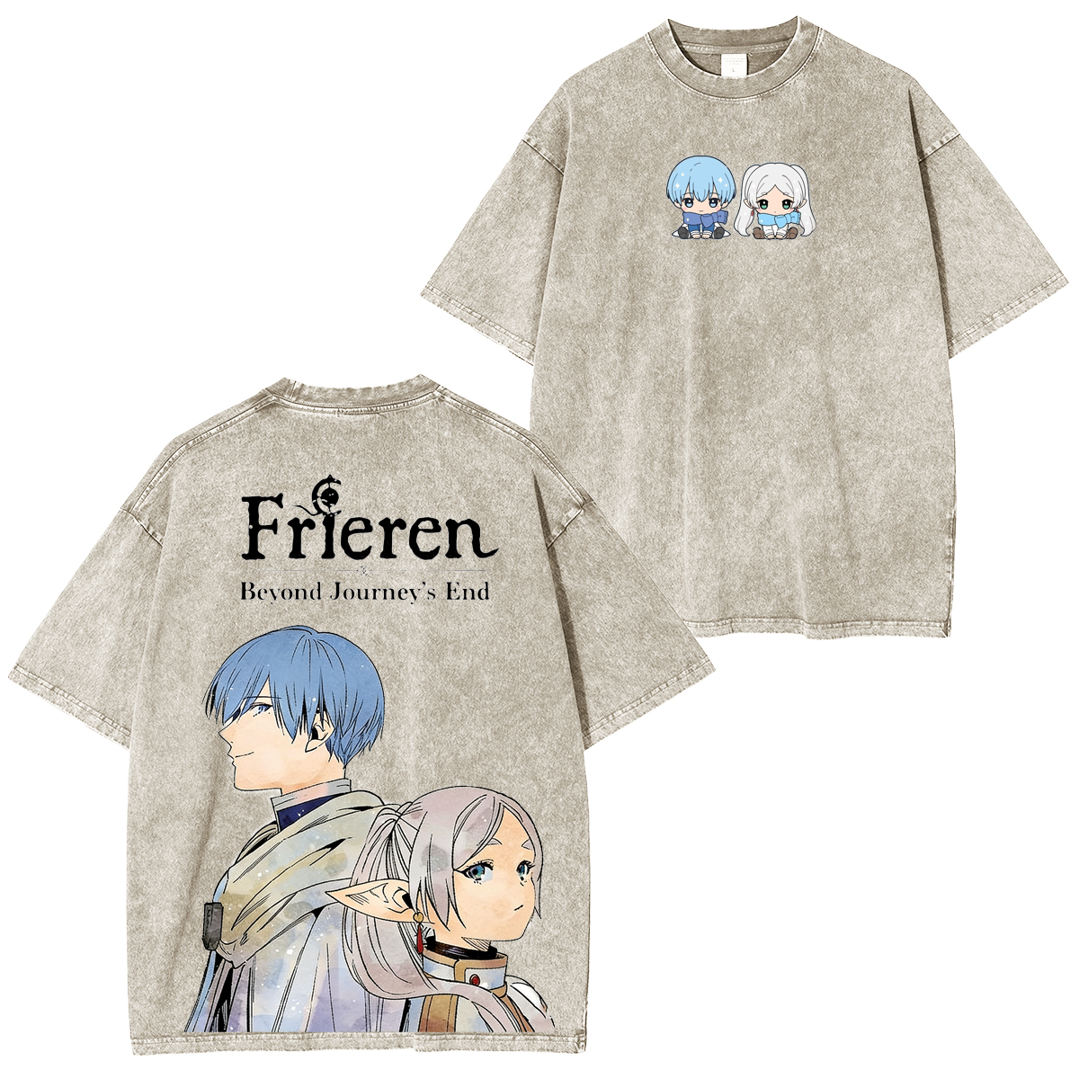 Frieren: Beyond Journey's End Vintage Washed T-shirt/Crewneck/Hoodie