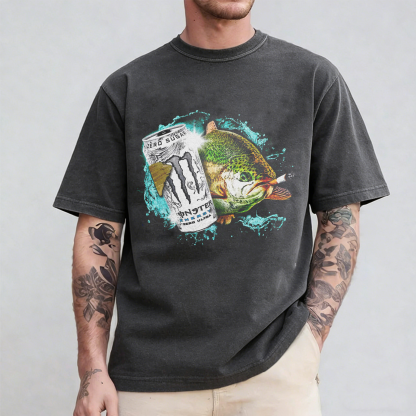 Dope Ass Fish Smoke Monster Beer Oversized T-shirt/Crewneck/Hoodie