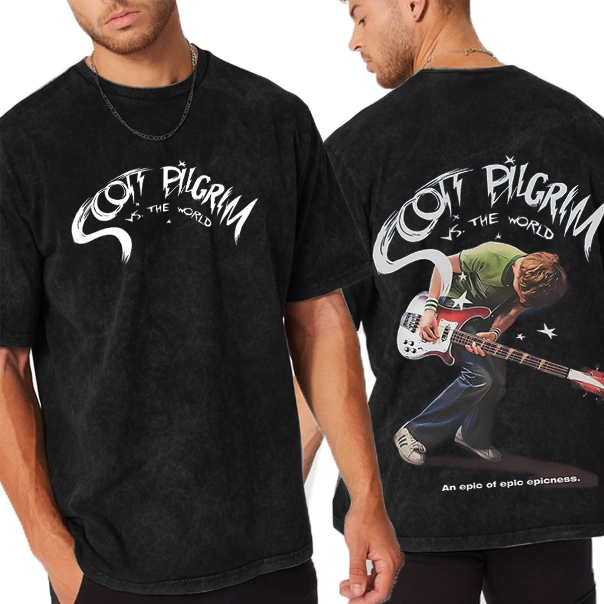 Scott Pilgrim vs. The World Unisex Washed T-Shirt