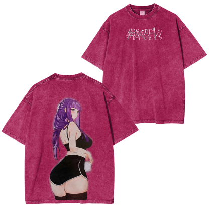 Frieren: Beyond Journey's End  Unisex  Washed T-Shirt