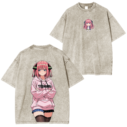 The Quintessential Quintuplets Unisex  Washed T-Shirt/Hoodie/Pullover Sweatshirt