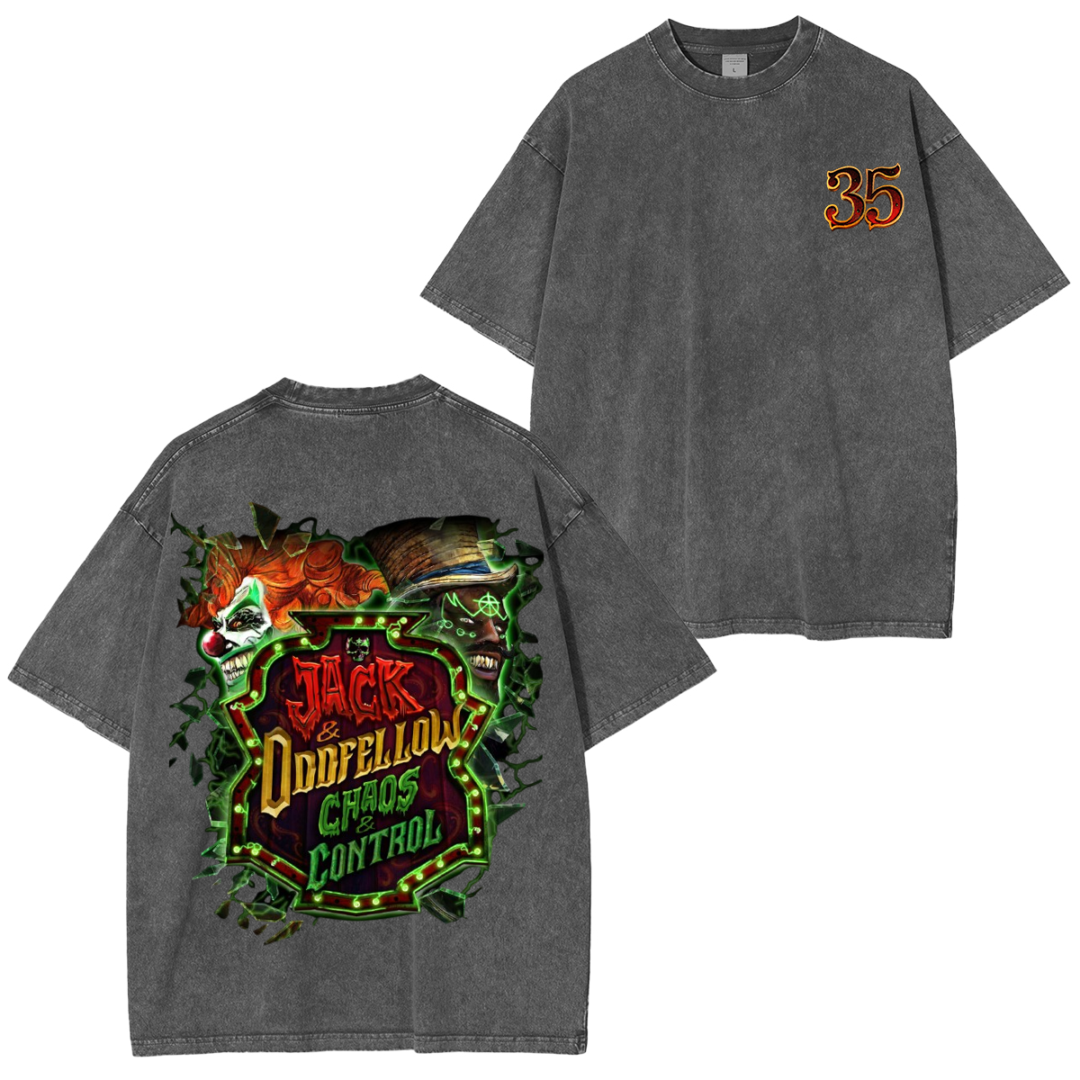 Halloween Horror Nights 2026 Coming Unisex Washed T-Shirt