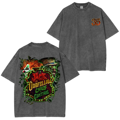 Halloween Horror Nights 2026 Coming Unisex Washed T-Shirt