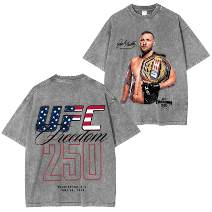 Justin Ray Gaethje UFC Freedom Collection Unisex Washed T-Shirt