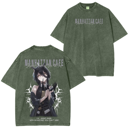 Umamusume: Pretty Derby Series Oversized Unisex Washed T-Shirt