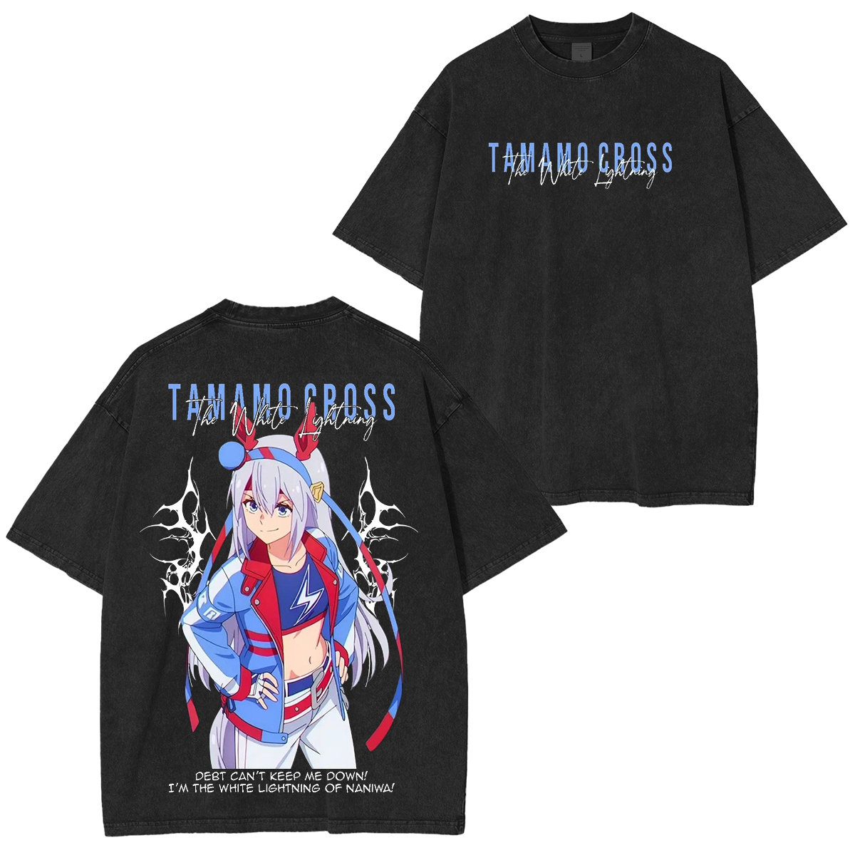 Umamusume: Pretty Derby Series Oversized Unisex Washed T-Shirt