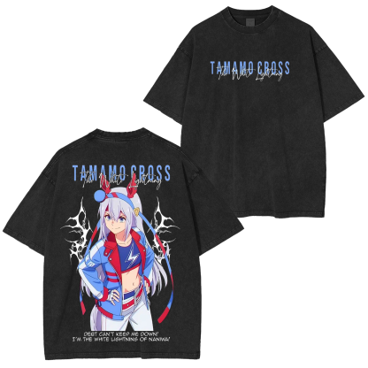 Umamusume: Pretty Derby Series Oversized Unisex Washed T-Shirt
