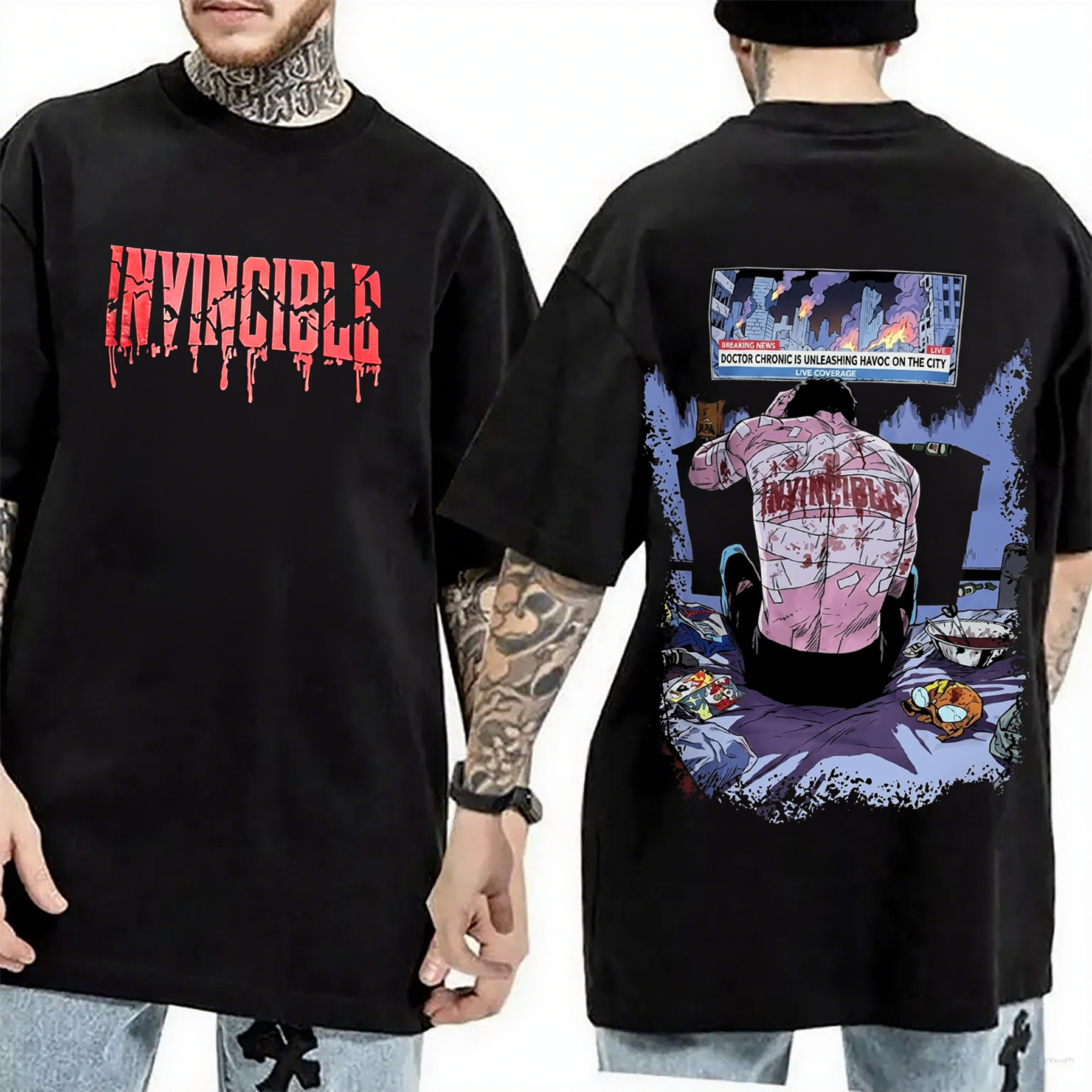 Invincible Oversized T-shirt/Crewneck/Hoodie