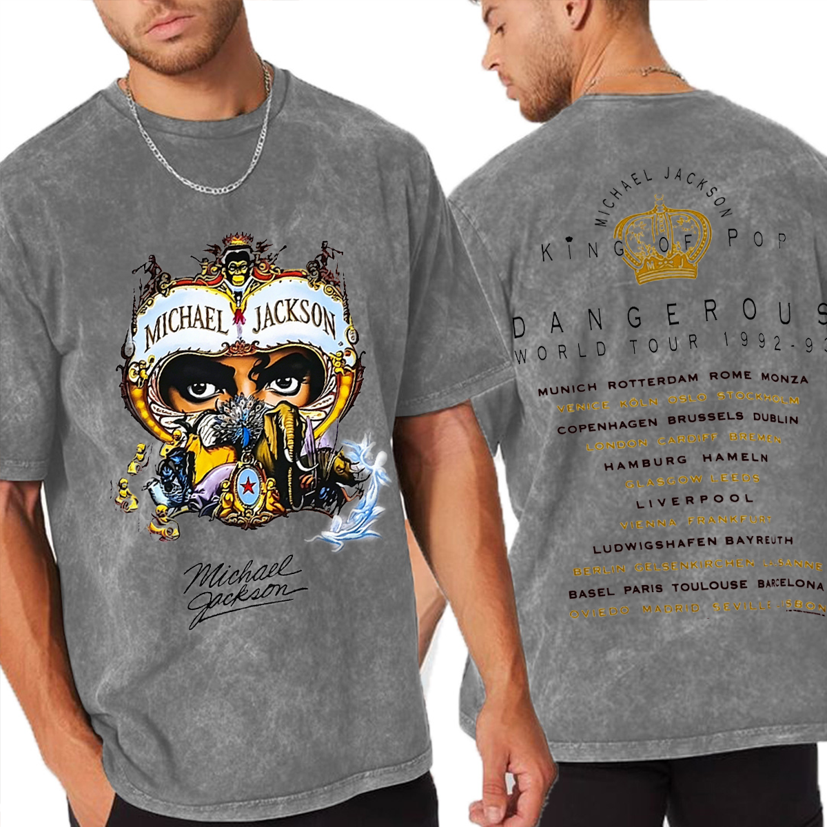 Michael Jackson Vintage Washed T-shirt/Crewneck/Hoodie