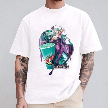 Taco Bell Baja Blast Darkstalkers Resurrection Oversized T-shirt/Crewneck/Hoodie