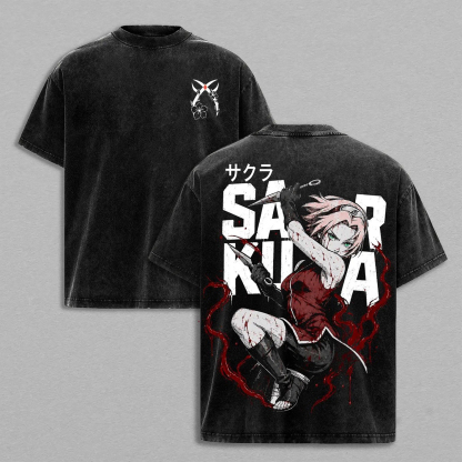 Naruto Hinata Hyuga Washed T-shirt/Crewneck/Hoodie