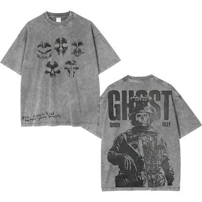 Simon Ghost Riley Unisex Washed T-Shirt