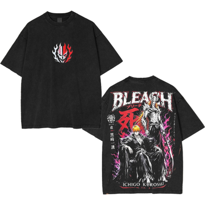 Ichigo Bleach Washed T-shirt/Crewneck/Hoodie