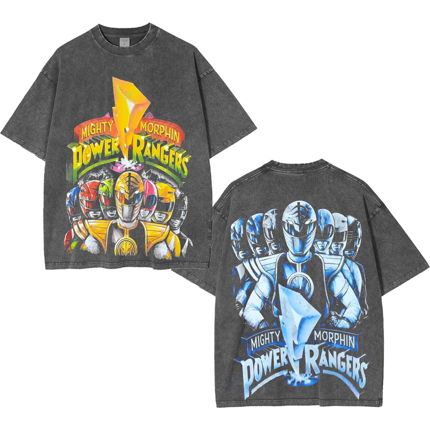 American Thrift X Power Rangers Mighty Morphin Vintage Washed T-shirt/Crewneck/Hoodie