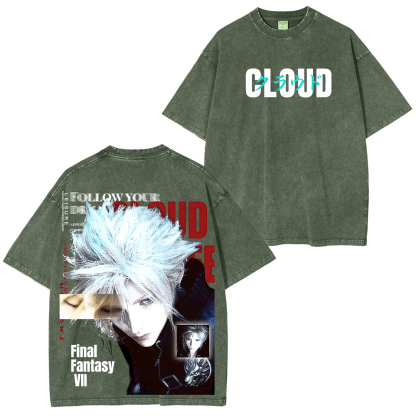 Final Fantasy Unisex Washed T-Shirt