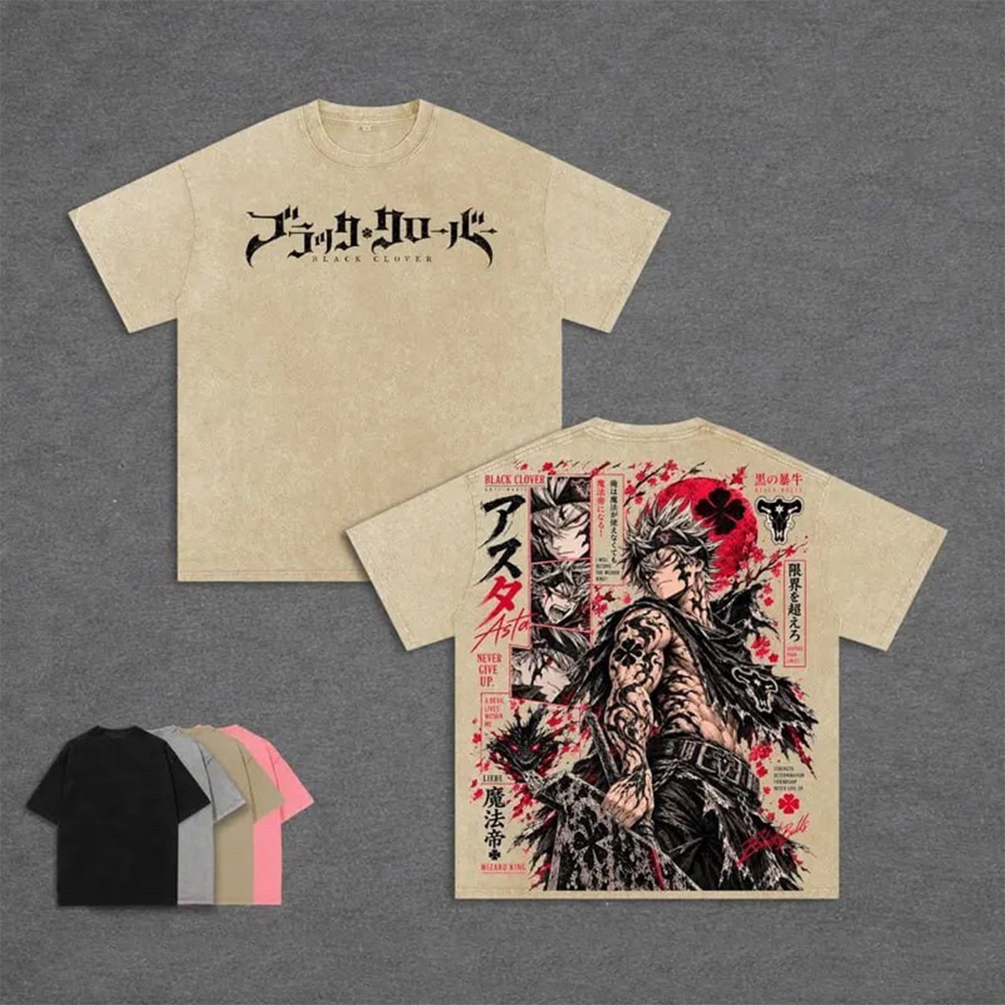 Asta Black Clover Oversized T-shirt/Crewneck/Hoodie