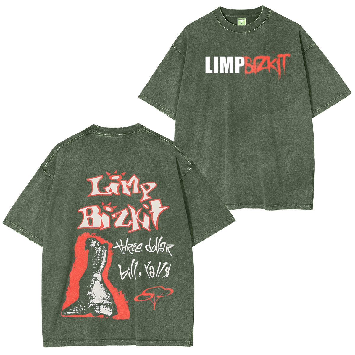 Limp Bizkit Unisex Washed T-Shirt
