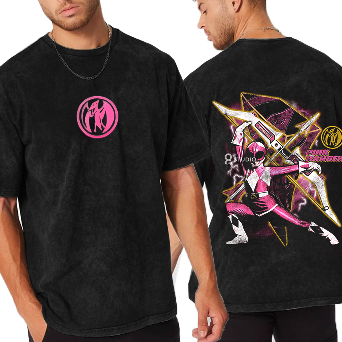 Bernadette Pink Ranger Vintage T Shirt
