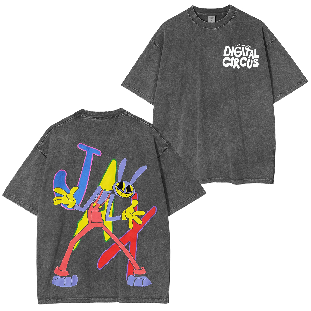 The Amazing Digital Circus Jax Mineral Washed Unisex T-Shirt