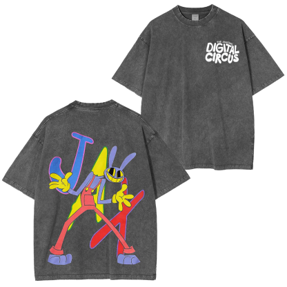 The Amazing Digital Circus Jax Mineral Washed Unisex T-Shirt