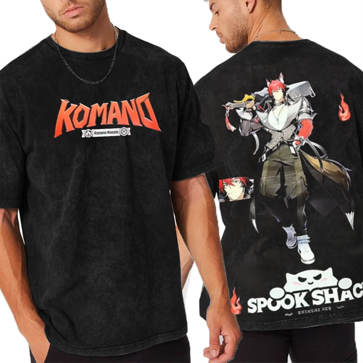 Komano manato Washed T-shirt/Crewneck/Hoodie