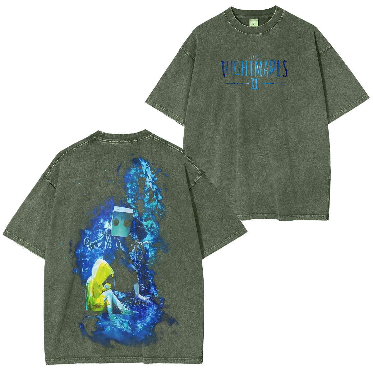 Vintage Little Nightmares Men Vintage Washed T-shirt/Crewneck/Hoodie