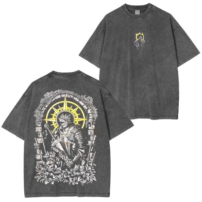 Dark Souls Ashen One Vintage Washed Unisex T-Shirt