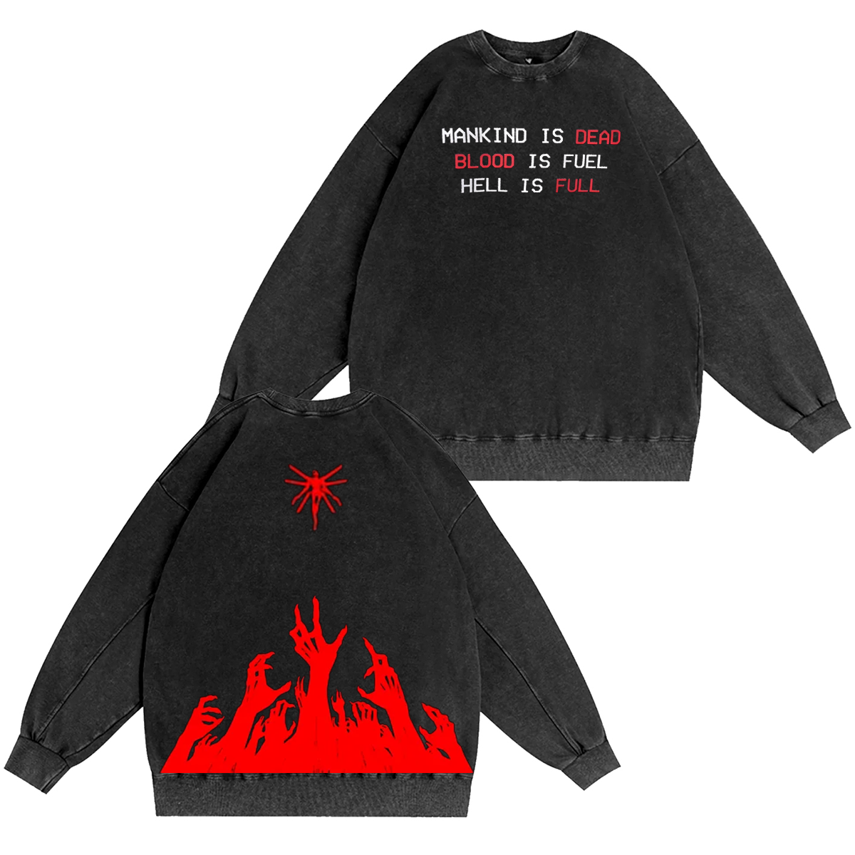 Heaven Pierce Her Vintage Washed T-shirt/Crewneck/Hoodie