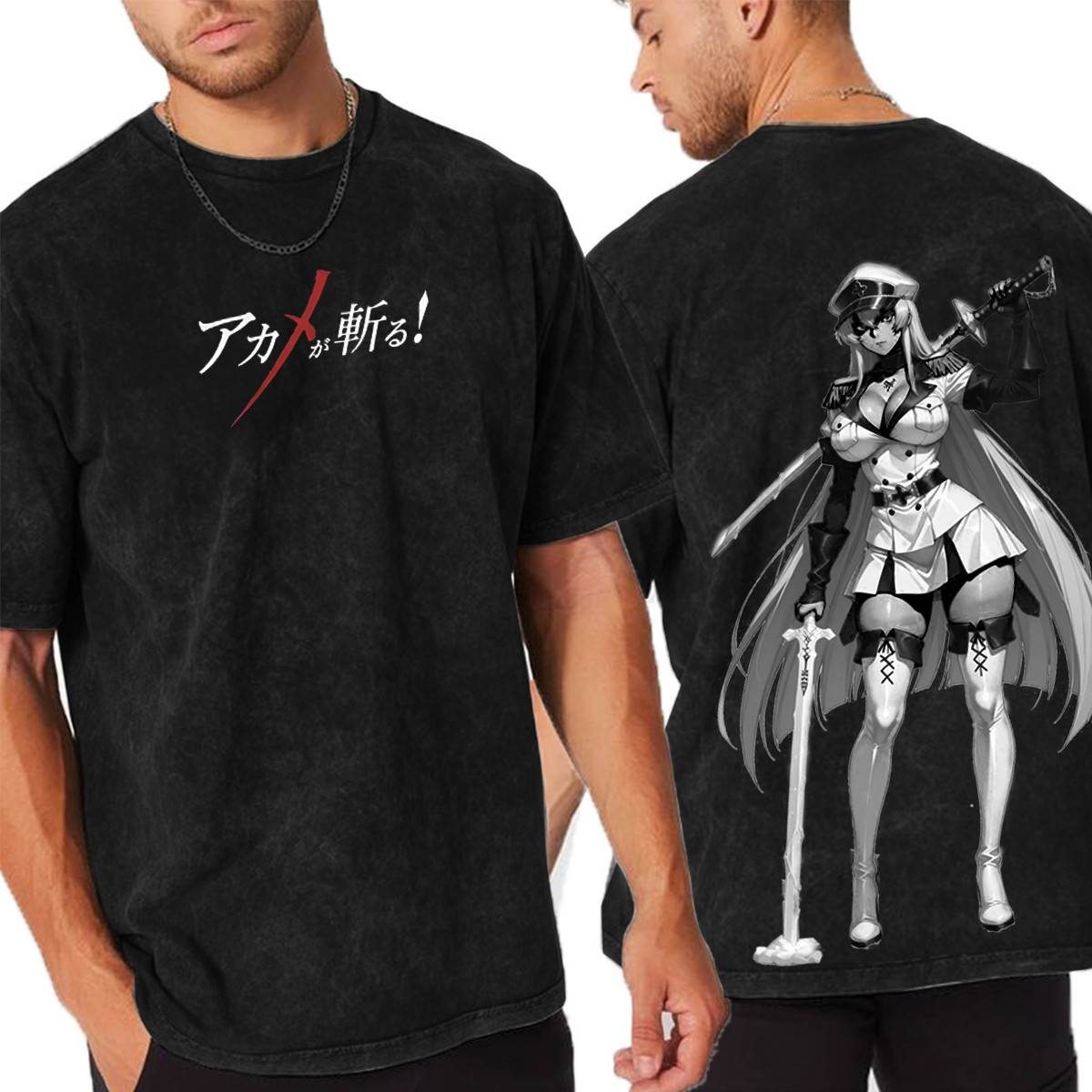 Esdeath-Akame Ga Kill Washed T-Shirt