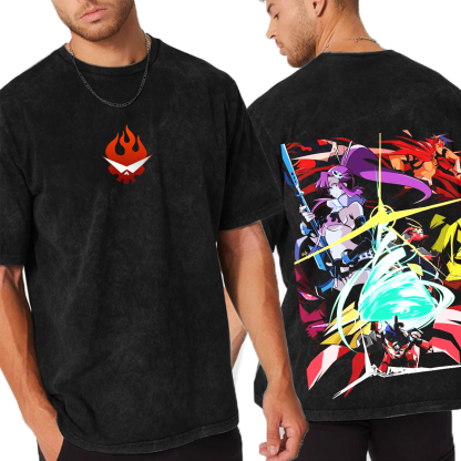Tengen Toppa Gurren Lagann Washed T-Shirt