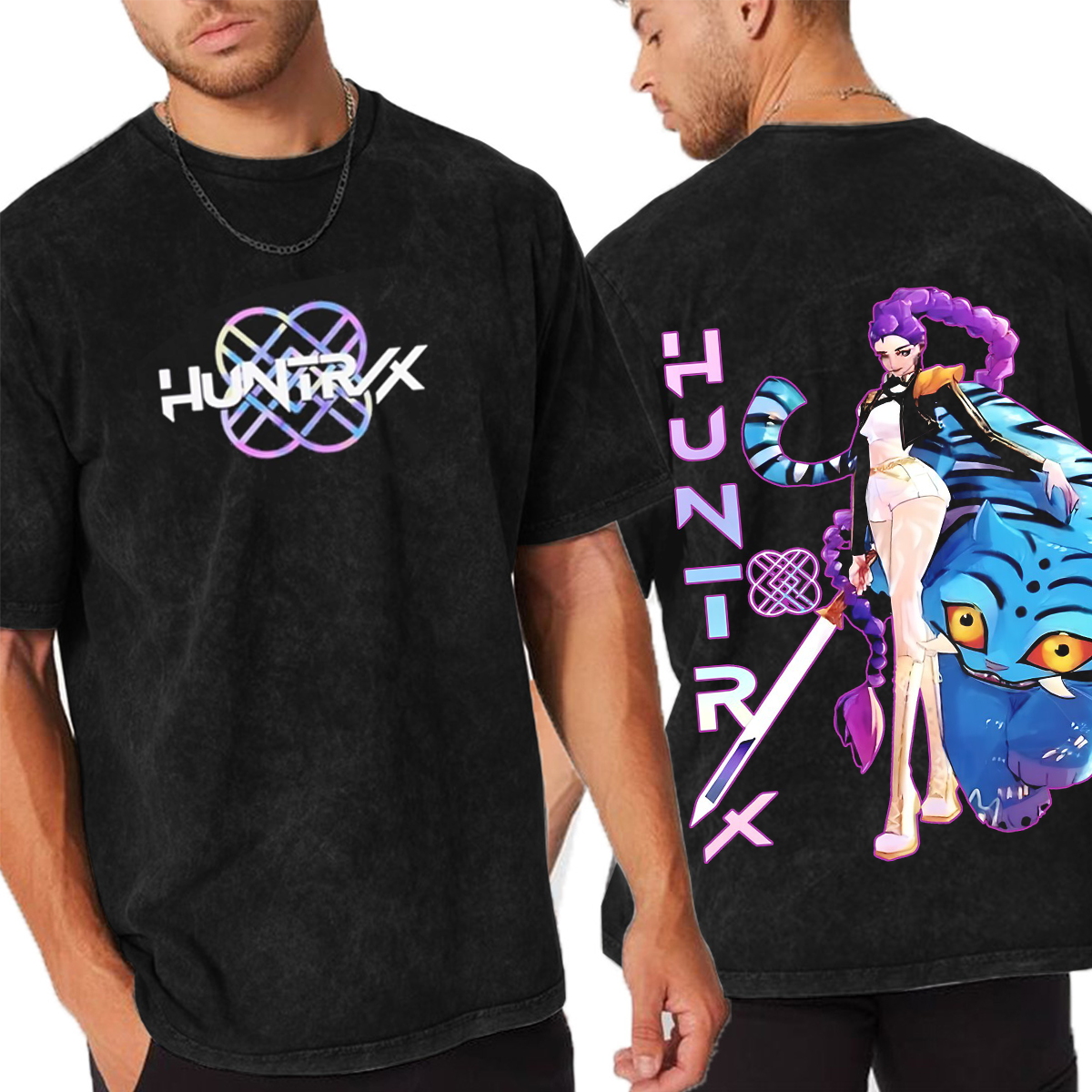 KPop Demon Hunters Huntrix Washed T-Shirt