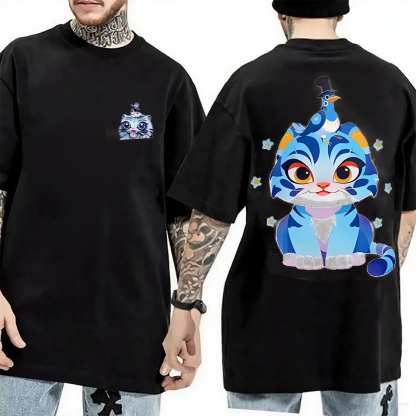 Derpy Blue Fur Tiger Unisex Shirt/Crewneck/Hoodie