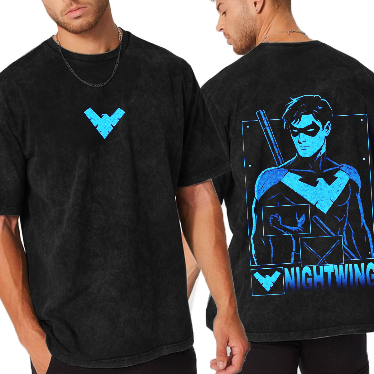 Dick Grayson-Nightwing Washed T-Shirt