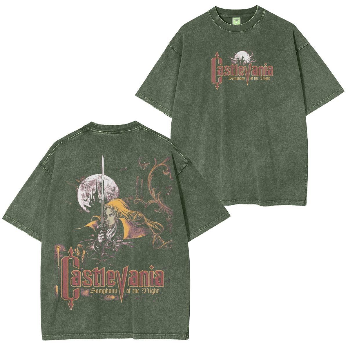 Castlevania Washed T-shirt/Crewneck/Hoodie