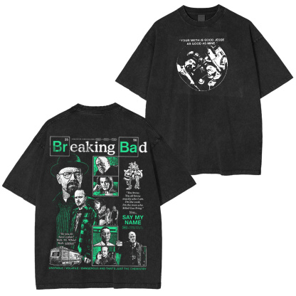 Breaking Bad Oversized Washed T-shirt/Crewneck/Hoodie