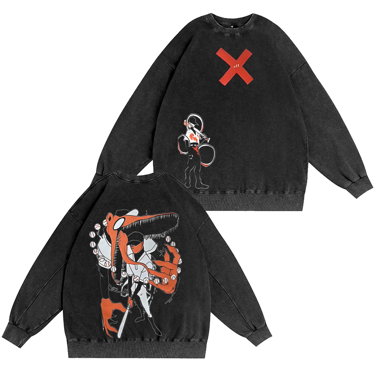 The Batter-OFF Vintage Washed T-shirt/Crewneck/Hoodie
