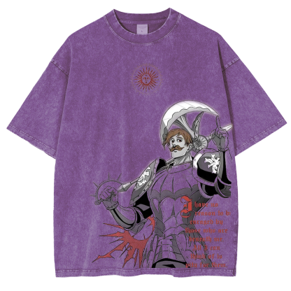 Escanor's Pride: Rise of the Sin of Pride in Anime Vintage T-shirt/Crewneck/Hoodie
